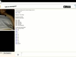 Tremendous Omegle Teen With Big Tits (34DD) - Girls Playing On Omegle